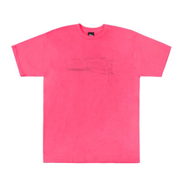 STOCK EMB. TEE-PINK